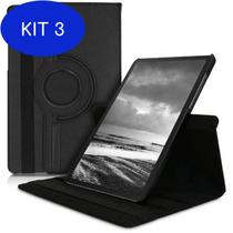 Kit 3 Capa Giratória Galaxy Tab S6 Lite 10.4' P610