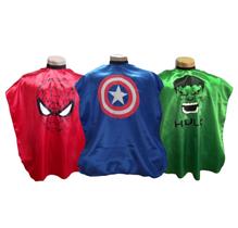 Kit 3 Capa Infantil Para Corte Barbeiro Heróis Kit 3 Capa Infantil Para Corte Barbeiro Heróis