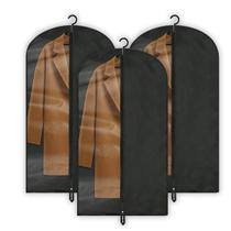 Kit 3 Capa Protetora Para Roupas Em Geral Terno Anti Mofo Tnt Resistente Premium Transporte Para Viagem Preta Kit 3 Capa Protetora Para Roupas Em Geral Terno Anti Mofo Tnt Resistente Premium Transporte Para Viagem Preta