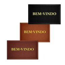 Kit 3 Capacho Retangular Entrada Carpete Chão Emborrachado Decorativo Multiuso Tapete Antiderrapante Kit 3 Capacho Retangular Entrada Carpete Chão Emborrachado Decorativo Multiuso Tapete Antiderrapante