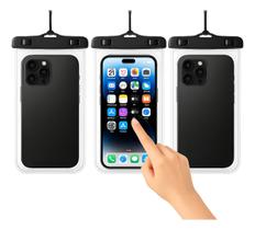 Kit 3 Capas Case Celular Protetora A Prova D'água Mergulho