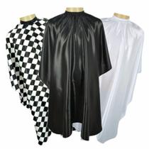 Kit 3 Capas de Corte para Barbeiros Cabeleireiro Adulto em Cetim