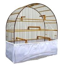 Kit 3 Capas Forro De Tecido Para Gaiola Malha Larga - Anti Sujeira - Com elástico - Cores sortidas