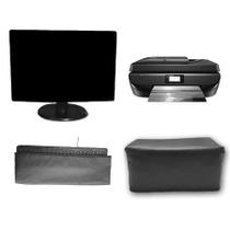 Kit 3 Capas Monitor 20 Teclado Impressora 5276 UV Impermeável