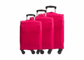 Kit 3 Capas Para Mala Viagem Big Style Rosa Pink: Tamanho P/M/G