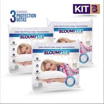 Kit 3 Capas Para Travesseiros Protéction Gotas - BloumFlex