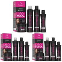 Kit 3 Capilar Liso Com Força Redução De Frizz - Bio Instinto Kit 3 Capilar Liso Com Força Redução De Frizz - Bio Instinto