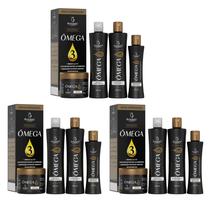 Kit 3 Capilar Ômega 3 Hidratação e Nutrição - Bio Instinto