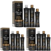 Kit 3 Capilar Profissional Óleo De Argan - Bio Instinto Kit 3 Capilar Profissional Óleo De Argan - Bio Instinto