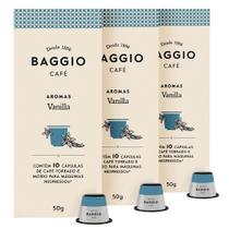 Kit 3 Cápsulas Baggio Aroma Vanilla Compatível Com Nespresso