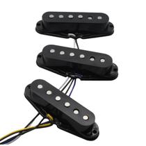 Kit 3 Captador para Guitarra Strato 3 Single Preto PHX