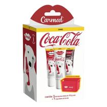 Kit 3 Carmed Coca-Cola Vermelho Incolor Marrom + Engradado