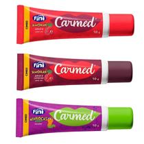 Kit 3 Carmed Fini Minhoca Amora Intensa Hidratante Labial
