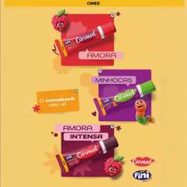 Kit 3 Carmed Hidratante Fini Amora Minhocas Amora Intensa