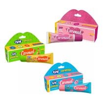 Kit 3 Carmed Hidratante Labial Fini Banana Dentadura Bff