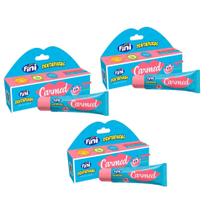 Kit 3 Carmed Labial Fini Dentadura 10g Kit 3 Carmed Labial Fini Dentadura 10g