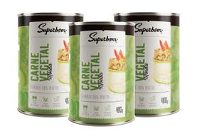 kit 3 Carne Vegetal Moída Vegetariano SuperBom 400g