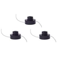 Kit 3 Carretéis C/ Nylon P/ Ap. Black+Decker GL300P