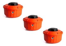 Kit 3 Carretel Nylon Automático M10x1.25 Roçadeira Sanre Brasil Kit 3 Carretel Nylon Automático M10x1.25 Roçadeira Sanre Brasil