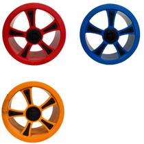 Kit 3 Carretilhas De Plástico Para Pipa 21cm Cor:Variadas