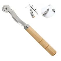 Kit 3 Carretilhas Ferramenta Marcador Costura Modelagem 2mm