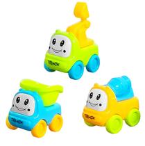 Kit 3 Carrinhos Baby Basculante Escavadeira e Betoneira Kit 3 Carrinhos Baby Basculante Escavadeira e Betoneira