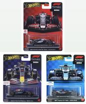 Kit 3 Carrinhos Hot Wheels Formula 1 Mattel - HRV11 Kit 3 Carrinhos Hot Wheels Formula 1 Mattel - HRV11