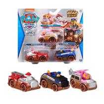 Kit 3 Carrinhos Patrulha Canina Chase Marshall Skye Metal - Sunny Brinquedos