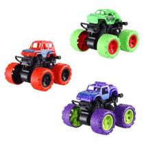 Kit 3 Carrinhos Truck Fricção Pick Up Hip Hop Com Rotação