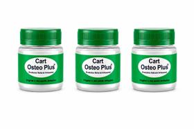 Kit 3 Cart Osteo Plus Sem Sabor 15 Cápsulas 500mg Suplemento Alimentar Kit 3 Cart Osteo Plus Sem Sabor 15 Cápsulas 500mg Suplemento Alimentar