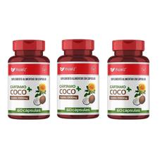 Kit 3 Cártamo + Coco 1000mg 60 Cápsulas - Muwiz