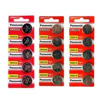 Kit 3 Cartelas Pilhas Baterias 2032 2025 2016 Panasonic 3V