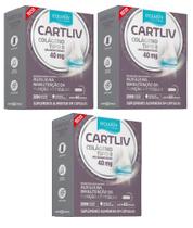 Kit 3 Cartliv Colágeno Tipo II 40mg 60 Cápsulas - Equaliv