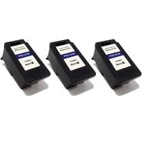 Kit 3 cartucho compatível com canon pg145 preto microjet Kit 3 cartucho compatível com canon pg145 preto microjet