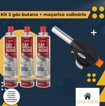 Kit 3 Cartucho de Gas e 1 Maçarico - Chesiquimica