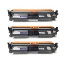 Kit 3 Cartuchos De Toner Cf217a 17a M130 M102 Com Chip Kit 3 Cartuchos De Toner Cf217a 17a M130 M102 Com Chip