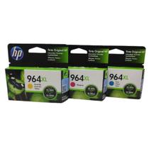 Kit 3 Cartuchos Hp 964xl Color Original 9010 9020