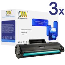 Kit 3 Cartuchos Toner 105A W1105A Compatíveis Chinamate Sem Chip 3000págs p/ Laser 107a 107w, Laser MFP 135a 135w 137fnw