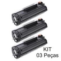 Kit 3 Cartuchos Toner Cf283a Cf283 283a 83a 83 M125a M127 Kit 3 Cartuchos Toner Cf283a Cf283 283a 83a 83 M125a M127