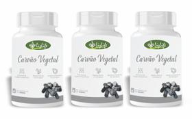 Kit 3 Carvão Vegetal - Liz Life - 60 Cápsulas