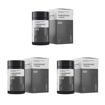 Kit 3 CarvoFort Piridoxina 1X + Carvão Ativado 500mg 60 Cápsulas FortLife
