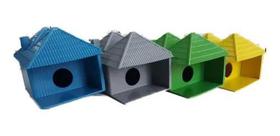 Kit 3 Casa De Passarinho Cores Sortidas Minha Casa Meu Ninho