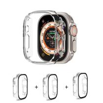 Kit 3 Case Bumper Capa para Smartwatch 2 em 1 - Todos Modelos Ultra 49mm