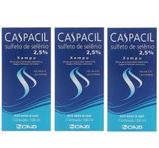 Kit 3 Caspacil Xampu/Shampoo 100ml