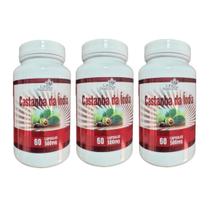 Kit 3 Castanha da India - Life Natural - 60 Cápsulas Kit 3 Castanha da India - Life Natural - 60 Cápsulas