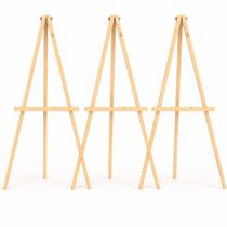 Kit 3 Cavalete Madeira 90cm Para Pintura Kit 3 Cavalete Madeira 90cm Para Pintura