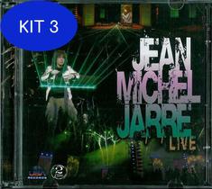 Kit 3 Cd - Jean Michel Jarre - Live Duplo