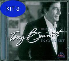 Kit 3 Cd - The Best Of Tony Bennett: In Concert - Usa records