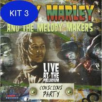 Kit 3 CD Ziggy Marley And The Melody Makers Conscious Party - Usa recors