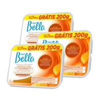 Kit 3 Cera Depil Bella Própolis e Mel 1kg